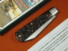 Beaver Falls Cutlery Co Brown Jigged Bone Jack Knife NIT Cooper Cutlery Made in USA BRJB