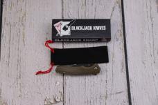 Blackjack Knives Linerlock Folder - Tan G-10 (3.5" S35VN) BCB156