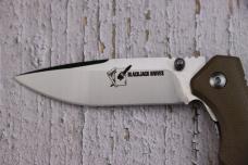 Blackjack Knives Linerlock Folder - Tan G-10 (3.5" S35VN) BCB156