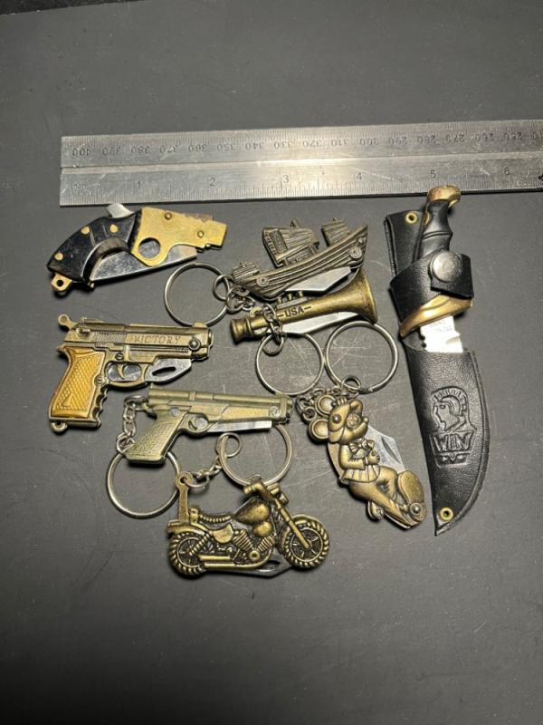 8 keychain knives 8 keychain knives