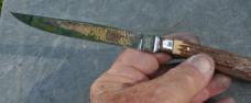 Anton Wingen Solingen Othello 9 1/2" Mint gnarly Stag One Piece Mirror Polished Frankfurt am Mein