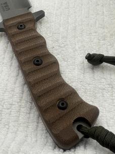 Tops Made In USA Wild Pig Hunter Large Survival / Tactical Full Tang Fixed Blade Sheath KNife