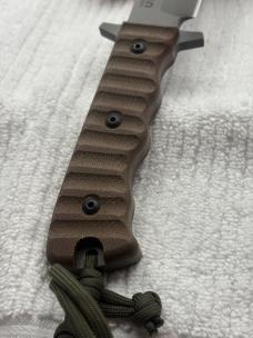 Tops Made In USA Wild Pig Hunter Large Survival / Tactical Full Tang Fixed Blade Sheath KNife
