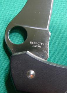 SPYDERCO- THE ORIGINAL FULL SIZE DYAD C44P&S SERIAL#063 IN OUTSTANDING CONDITION