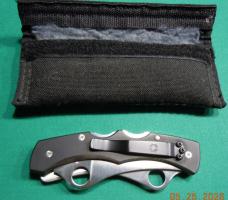 SPYDERCO- THE ORIGINAL FULL SIZE DYAD C44P&S SERIAL#063 IN OUTSTANDING CONDITION