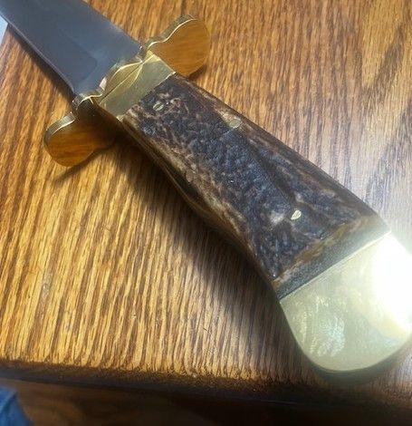 LARGE CUSTOM HAND MADE JOSEPH RODGERS TYPE BOWIE,SHEATH**LOWERED PRICE** LARGE CUSTOM HAND MADE JOSEPH RODGERS TYPE BOWIE,SHEATH**LOWERED PRICE**
