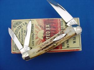 Case Classic 53055 "THICK" Stag Handle Whittler Knife 