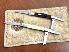 SOLD - 3-Blade Swell Center Whittler by Rick (R.E.) Browne with Mammoth Ivory covers