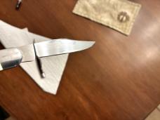 SOLD - 3-Blade Swell Center Whittler by Rick (R.E.) Browne with Mammoth Ivory covers