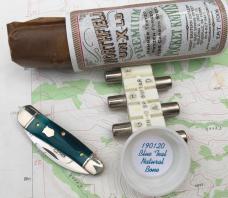 GEC 190120 Northfield Little Rattler Blue Teal Natural Bone NEW