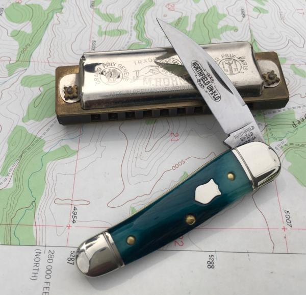 GEC 190120 Northfield Little Rattler Blue Teal Natural Bone NEW GEC 190120 Northfield Little Rattler Blue Teal Natural Bone NEW