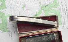 GEC 888222 Tidioute Ace Bayou Trapper Black Linen Micarta Sow Belly NEW