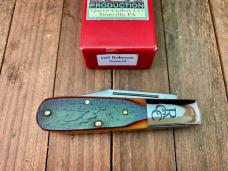 Robeson RCC Barlow Made by Queen Sawcut Amber Bone 1 of 200 