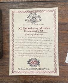 Case 2001 CCC Black BN Medium Toothpick in super nice tin with COA