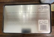 Case 2001 CCC Black BN Medium Toothpick in super nice tin with COA