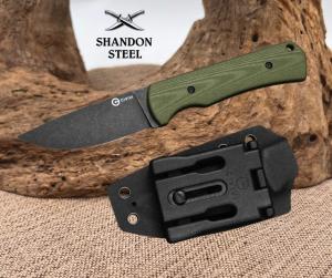 CIVIVI Jencks Fixed Blade Knife OD Green G10 Handle Kydex Sheath C24051-2
