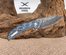 CIVIVI Pentad Folding Pocket Folding Knife 3.48" Damascus Blade C24068-DS1