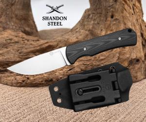 CIVIVI Jencks Fixed Blade Knife Black G10 Handle Kydex Sheath C24051-1