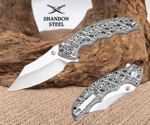 CIVIVI Pentad Folding Pocket Folding Knife 348quot Nitro-V Blade Micarta C24068-3
