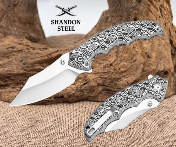 CIVIVI Pentad Folding Pocket Folding Knife 3.48" Nitro-V Blade Micarta C24068-3 CIVIVI Pentad Folding Pocket Folding Knife 3.48" Nitro-V Blade Micarta C24068-3