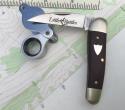 GEC Tidioute 190120 Little Rattler Red Coral Canvas Micarta NEW