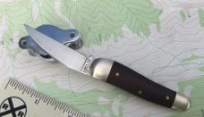 GEC Tidioute 190120 Little Rattler Red Coral Canvas Micarta NEW