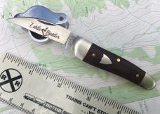 GEC Tidioute 190120 Little Rattler Red Coral Canvas Micarta NEW