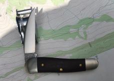GEC Tidioute 190120 Little Rattler Red Coral Canvas Micarta NEW