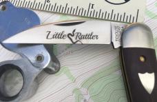 GEC Tidioute 190120 Little Rattler Red Coral Canvas Micarta NEW