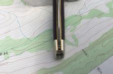 GEC Tidioute 190120 Little Rattler Red Coral Canvas Micarta NEW