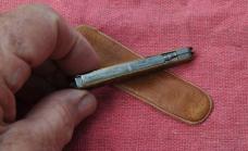 J.A. Henckels Solingen 3" Closed Toledo Style Mint Pre 1880 Gold Wash Over Brass 4 Tools Hand Made