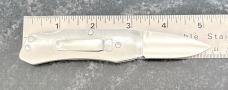 Vintage Parker Belt Buckle Folding Knife, Bone Scale, Japan, Unused