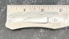 Vintage Parker Belt Buckle Folding Knife, Bone Scale, Japan, Unused