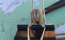 GEC 052121SS Keychain Knife Spear Blade Sambar Stag NEW