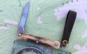 GEC 053121SS Keychain Knife Sheepfoot Blade Sambar Stag NEW