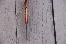 Buck 722 SpitFire Folding Knife 3.25" Plain Blade, Orange Aluminum Handles