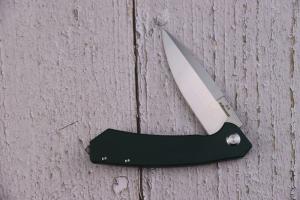 GANZO Adimanti Skimen-GB D2 Steel Green G10
