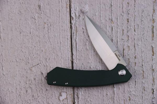 GANZO Adimanti Skimen-GB D2 Steel Green G10 GANZO Adimanti Skimen-GB D2 Steel Green G10
