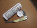 NEW GEC Great Eastern Cutlery #38 Yellow Snow Acrylic Campfire Whittler Knife 380225