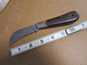 VTG BOKER USA TREE BRAND 9215 Hawk Hawkbill Pruning Knife
