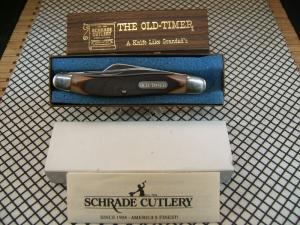 SCHRADE OLD TIMER 61OT SLIM PREMIUM MINT NIB USA VINTAGE 19761990 CARBON STEEL BLADES POCKET KNIFE