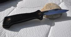 EKA 92 Big Swede Folder Sandvik Stainless Made In Sweden 1970s Brass Lanyard Normark Import