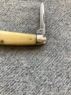 RARE Antique HIBBARD, SPENCER, BARTLETT & CO., CHICAGO, Ivory Handles, Serpentine, Pen Pocket Knife