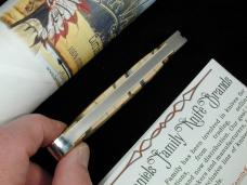 Tuna Valley Cutlery Cross Cut Mammoth Ivory Mountain Cougar Swing Guard Knife 1 of 30 COA Made USA