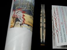 Tuna Valley Cutlery Cross Cut Mammoth Ivory Mountain Cougar Swing Guard Knife 1 of 30 COA Made USA