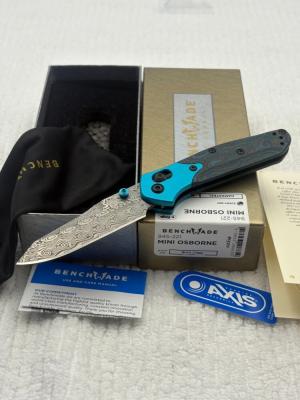 Benchmade Mini Osborne 945-221 Gold Class Artic Storm Carbon Fiber Ltd Ed