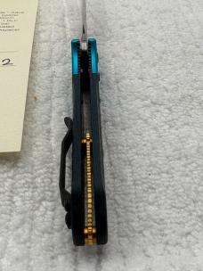 Benchmade Mini Osborne 945-221 Gold Class Artic Storm Carbon Fiber Ltd Ed