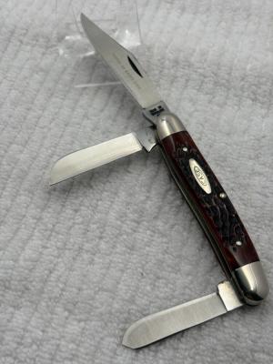 Case XX USA 8 Dot EX2156 SS Exotic Pearl Tuxedo Knife in Box