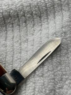Case XX USA 1975 5 Dot Tested Razor Edge 6347HP SSP Red Bone 3 Blade Stockman (2)            