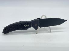 ONTARIO KNIFE COMPANY Taiwan XM Strike Fighter Black Tanto Automatic Knife 